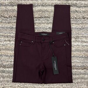 Liverpool Skinny Women Jeans Sz 4/27 NWT | Liverpool Aubergine Skinny Jeans NEW-
